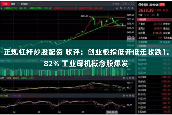 正规杠杆炒股配资 收评：创业板指低开低走收跌1.82% 工业母机概念股爆发