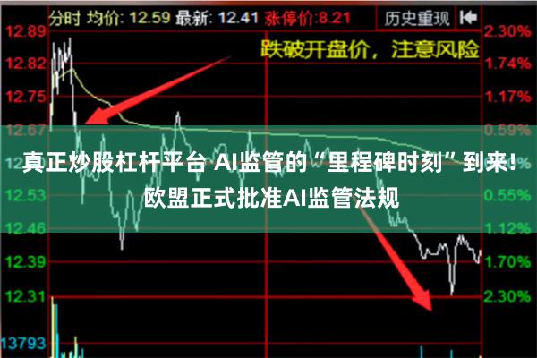 真正炒股杠杆平台 AI监管的“里程碑时刻”到来! 欧盟正式批准AI监管法规